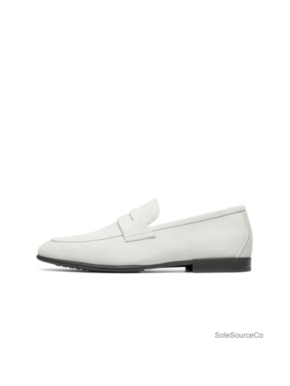 Men's Penny Loafers Suede Dress Shoes Slip-on Lightweight Non Slip Foldable - Picture 2 of 6